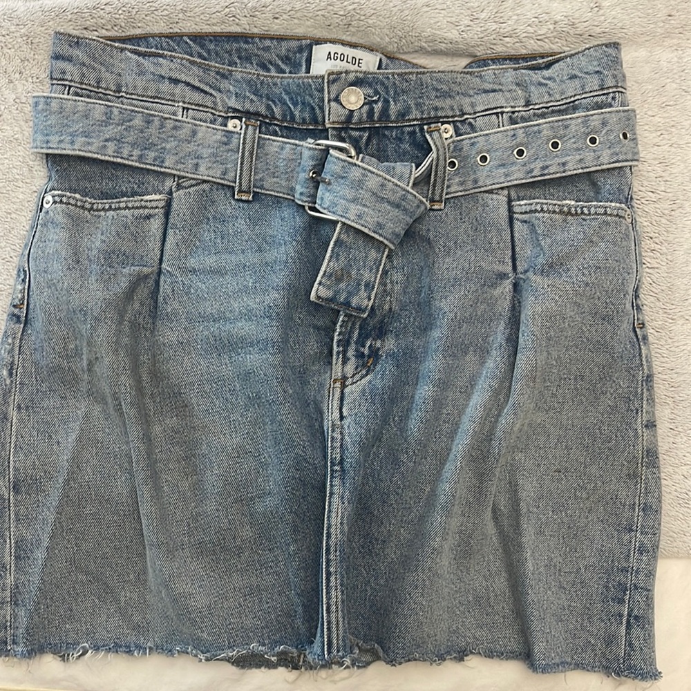 Agolde jean skirt